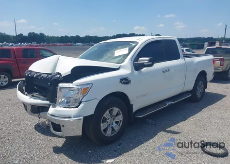 2017 Nissan Titan Sv из США, поврежденный, VIN 1N6AA1C59HN576258